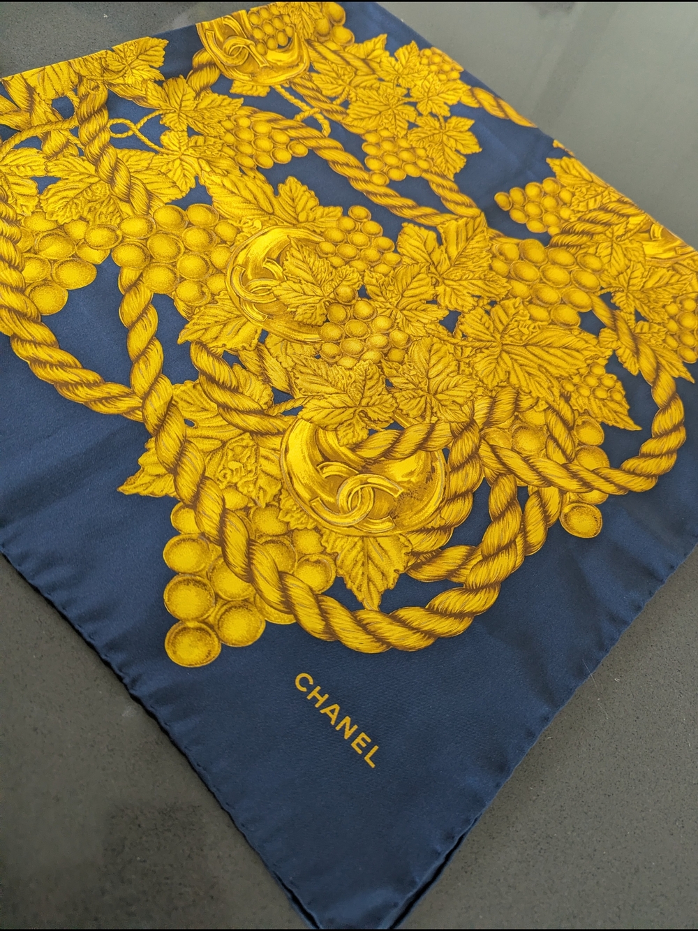 Chanel Silk Scarf Vintage - Picture 8 of 12